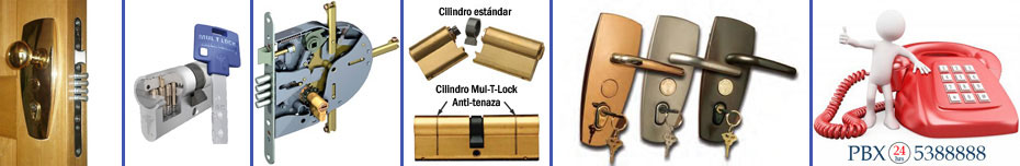 Cilindros y escudos de seguridad